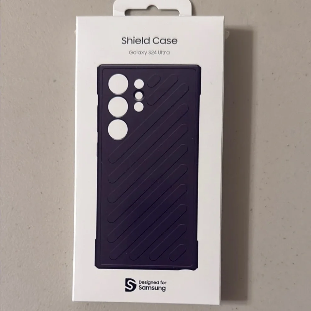Samsung Galaxy S24 Ultra Shield Case - Dark Purple